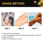 Brown Tanning Oil Sunless Self Tanning Body Bronzer Nourishing Summer Beach Solarium Powerful Natural Tanning Boosting Oil