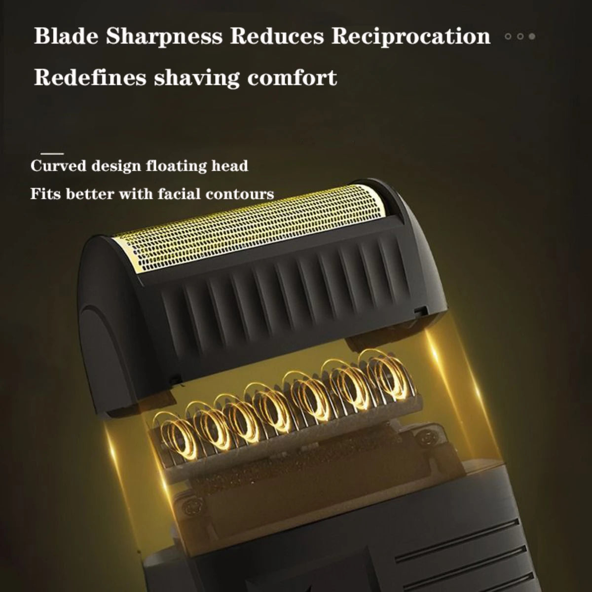 VGR Razor Rechargeable Razor Professional Beard Trimmer Electric Trimmer Reciprocating Shaver Finishing Shaver for Man V-375 Secondary image