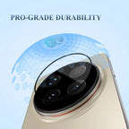Lereach for VIVO X300 Ultra X300S Self-Locating Frame Tempered Glass Camera Lens Protector Anti-Scratch Film