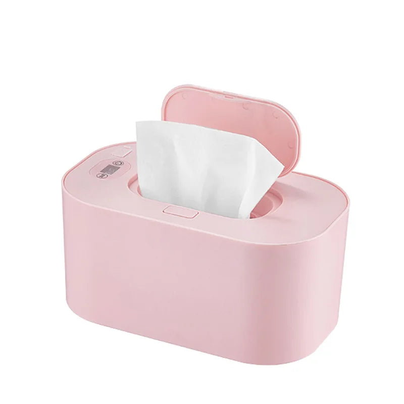 DMWD USB Wet Wipes Warmer Baby Wipe Heater Towel Dispenser Napkin Heating Box Home Car Use Wipe Warmer Case Disinfecting Wipes