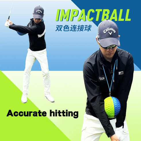 Golf Dual-Color Assist Device Swing Mechanics, Maintain Arm Posture, Improve Chicken Wing Posture Triangular Training