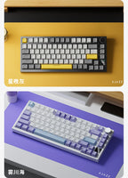 AJAZZ AK820/Pro Wireless Mechanical Keyboard Bluetooth 5.1 2.4G USB-C Wired Hot Swappable RGB Gaming Keyboard Gasket Mount with