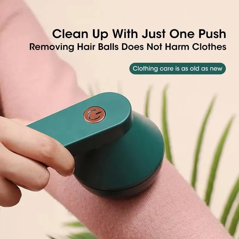 Hair Ball Trimmer Fabric Shaver Lint Remover Upgraded 6 Blade Design Fuzz Shaver Rechargeable for Travel Home Type C Charging Secondary image