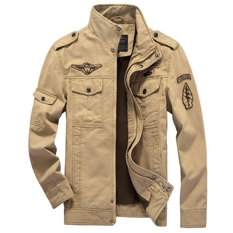 2024 new Spring Autumn Men's Bomber Jacket Casual Male Tactical Coats Baseball Slim Outwear Windbreaker Tooling Jackets Main image