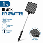 Expandable Fly Swatter Mosquito Killer Stainless Steel Swatting Device Household Indoor Outdoor Pest Control Tool