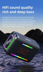 zealot-S95 Portable Bluetooth Speaker Waterproof 120W High Power RGB Colorful Light Wireless Subwoofer 360 Stereo Surround TWS
