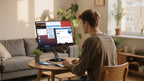 UPERFECT Metal Magnetic Bracket VESA 2 IN 1 Stand Max Support 19" Portable Monitor with Adjustment Holder For 7"-19" Dispalys