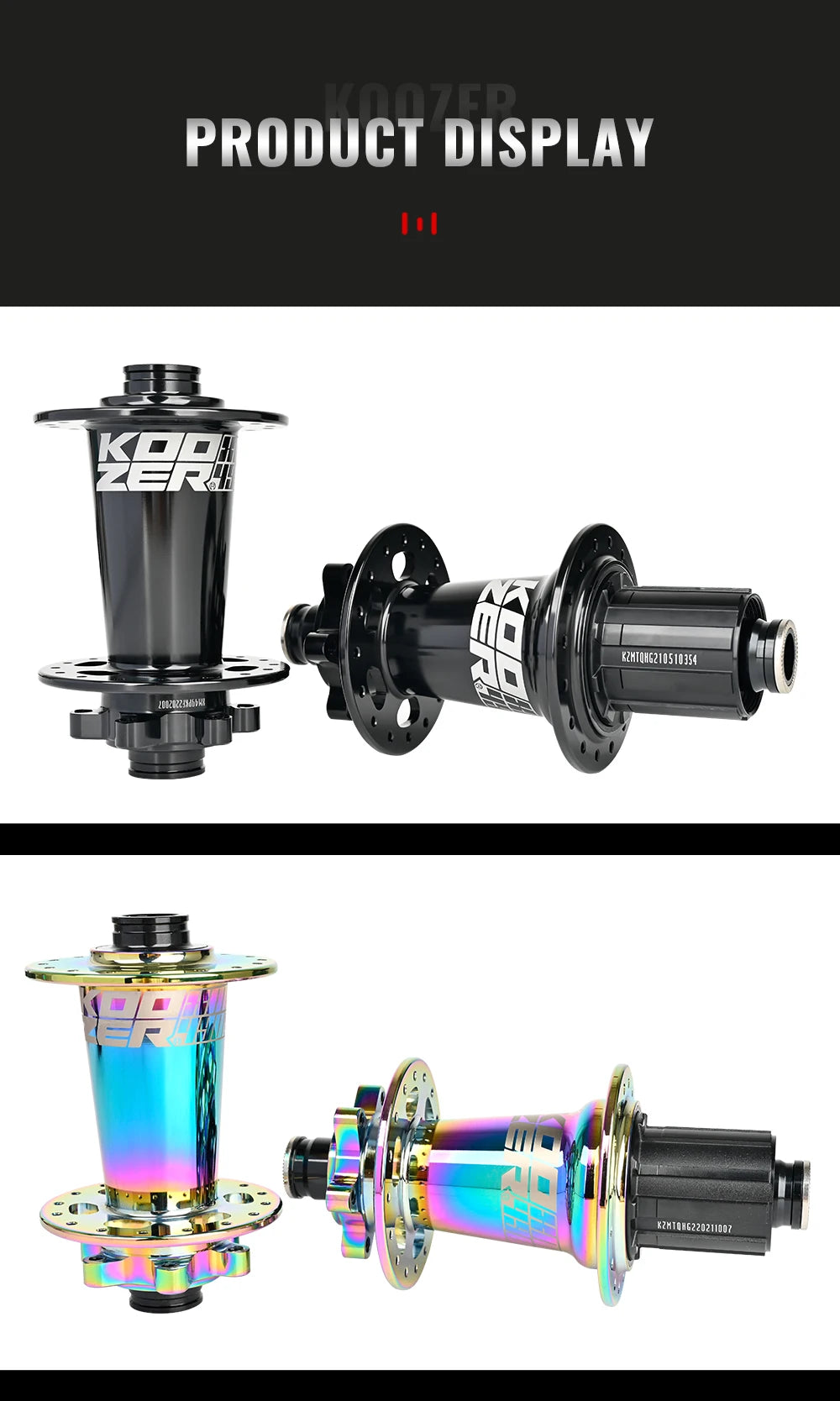 2024 KOOZER XM490 PRO BOOST Mountain Bike Hubs Steel shaft Sealed Bearing 148x12MM 110x15MM 141x5MM 28H 32 Holes Noise hub