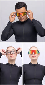 ROCKBROS Cycling Polarized Glasses MTB Road Bike Sunglasses UV400 Bicycle Sun Protection Light Unisex Bike Sports Equipment