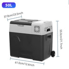 30L 35L 40L 45L 50L 55L Car Refrigerator DC 12V/24V Car Freezer Fridge -4℉~68℉ RV Portable Compressor Cooler Camping Travel
