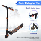 RCB R15 electric Scoot for children 8-16 years old, for children, for 8 kg, foldable, Double brake system, Max 16KM range