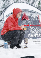 Naturehike Goose & Duck Down Pants Women Men's Winter Hiking Pants Outdoor Skiing Camping Trekking Thicken Waterproof Trousers