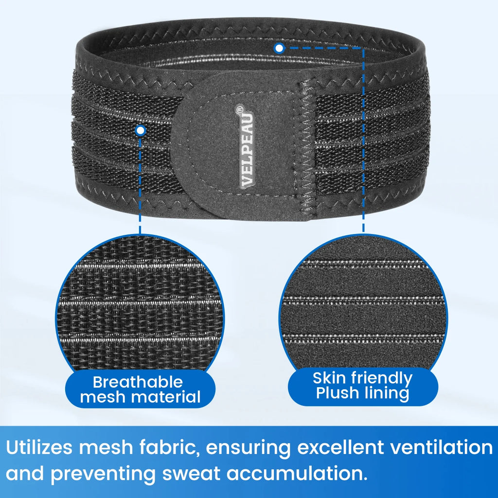 VELPEAU Baby Belly Hernia Belt with 3 Compression Pads, Umbilical Hernia Band Belly Button Abdominal Binder for Infant Newborn
