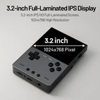 NEW TRIMUI BRICK Hammer Handheld Game Console 3.2'' IPS Screen Linux System Metal Body Key LED Lighting Free Key cap Gifts