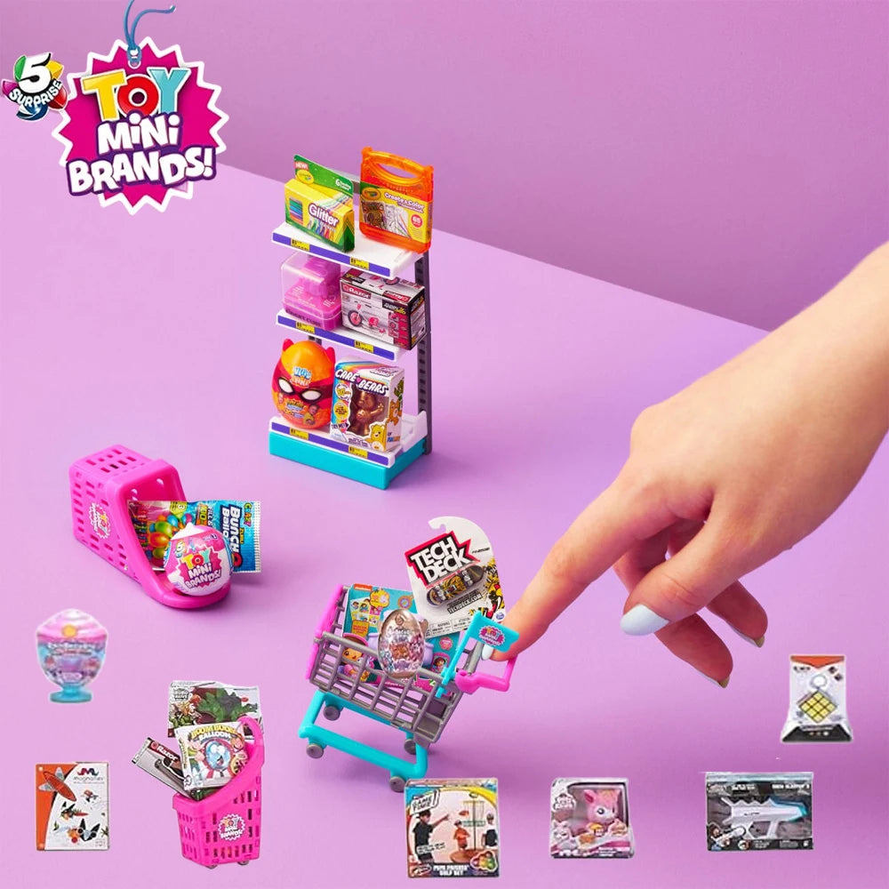 Zuru 5 Surprise Mini Brands Toys Toy Mini Brands Series 2 Mystery Capsule  Toy Store Shopping Toy Mini Brands Collecting Toys
