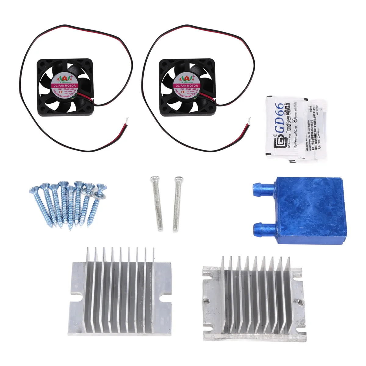 A78E-1 Set Mini Air Conditioner DIY Kit Thermoelectric Peltier Cooler Refrigeration Cooling System + Fan for Home Tool