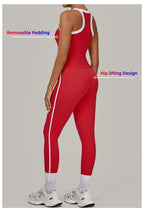 2PCS Women's Yoga Set High Waist Peach Hip Removable Padding Sports Bra Pants Fitness Suit Running Workout Gym Leggings Yoga Set