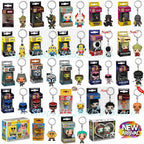 2026 Funko Keychains Ranger Red Blue Pink Minion Kevin Otto Stuart Spider Spot Vash Ahsoka Inuyasha Homer Sam Sally Figure Toys