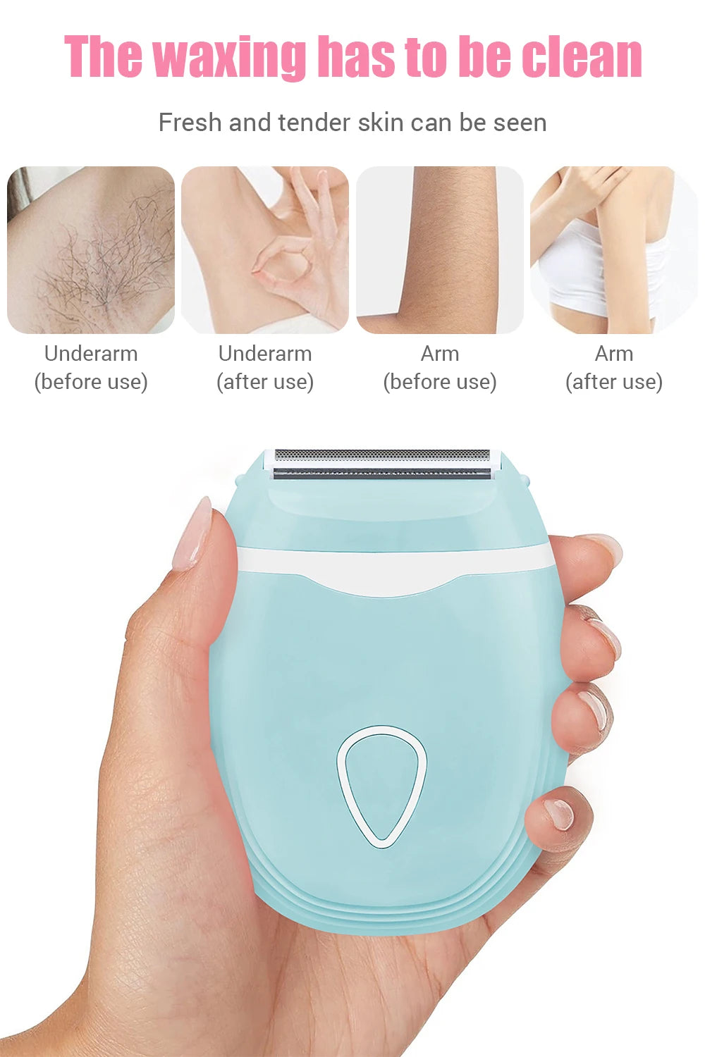 Hair Removal Machine Trimmer For Electric Shaver Bikini Private Parts Armpit Whole Body Shaving Depilation Women Beauty Care
