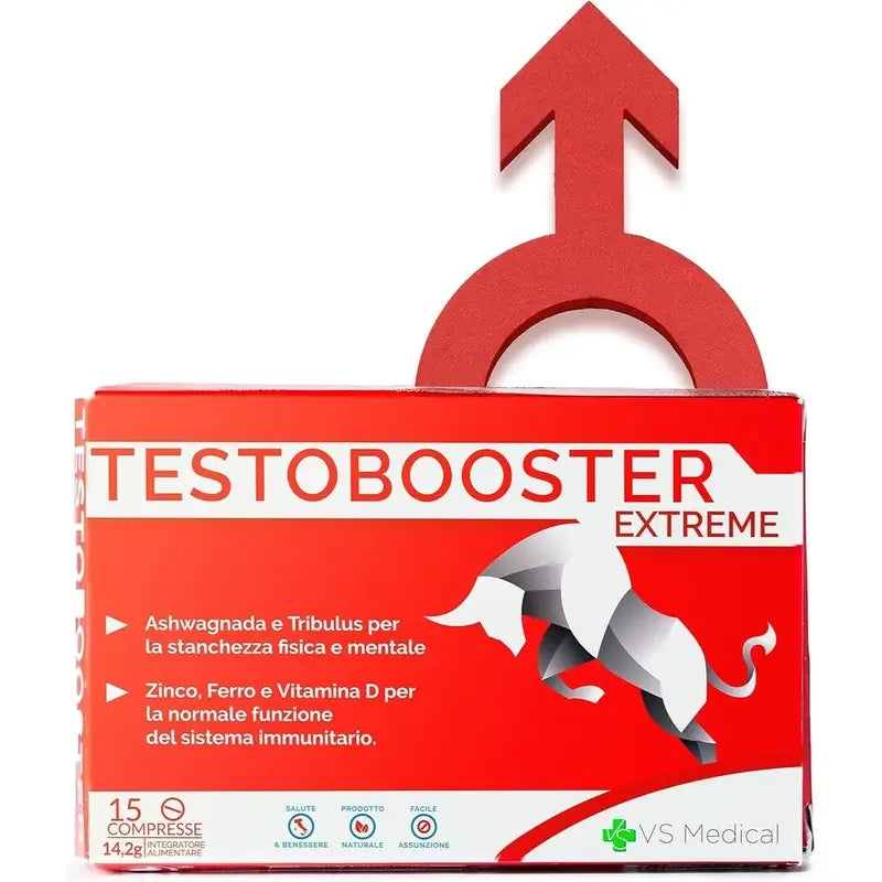 Testobooster Extreme-man Supplement, Ultra Strong Effect, Enhance Performance, Strength and Strength, 100% Natural and Safe, Pocket Pack