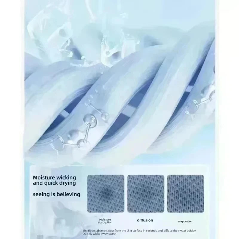 2026New Askari Men's Boxing Tight T-shirts Summer Sports Quick Dry Ice Sensation Tight-fitting Gym T-shirts Outdoor Training Top