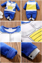 Anime Clothes Baby Vegeta Rompers Newborn Kuririn Roshi Training Outfit Infant Kids Halloween Cartoon Cosplay Costume Jumpsuit