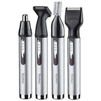 Kemei 4in1 grooming kit nose trimmer beard trimer for men electric eyebrow nose hair trimmer nose and ears machine rechargeable