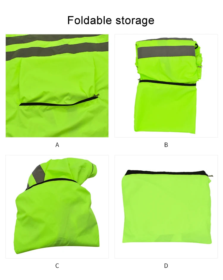 WOSAWE Cycling Windbreaker Men Packable Windproof Reflevtive Jacket Running Biking Hiking Riding Wind Coat MTB Bicycle Jersey