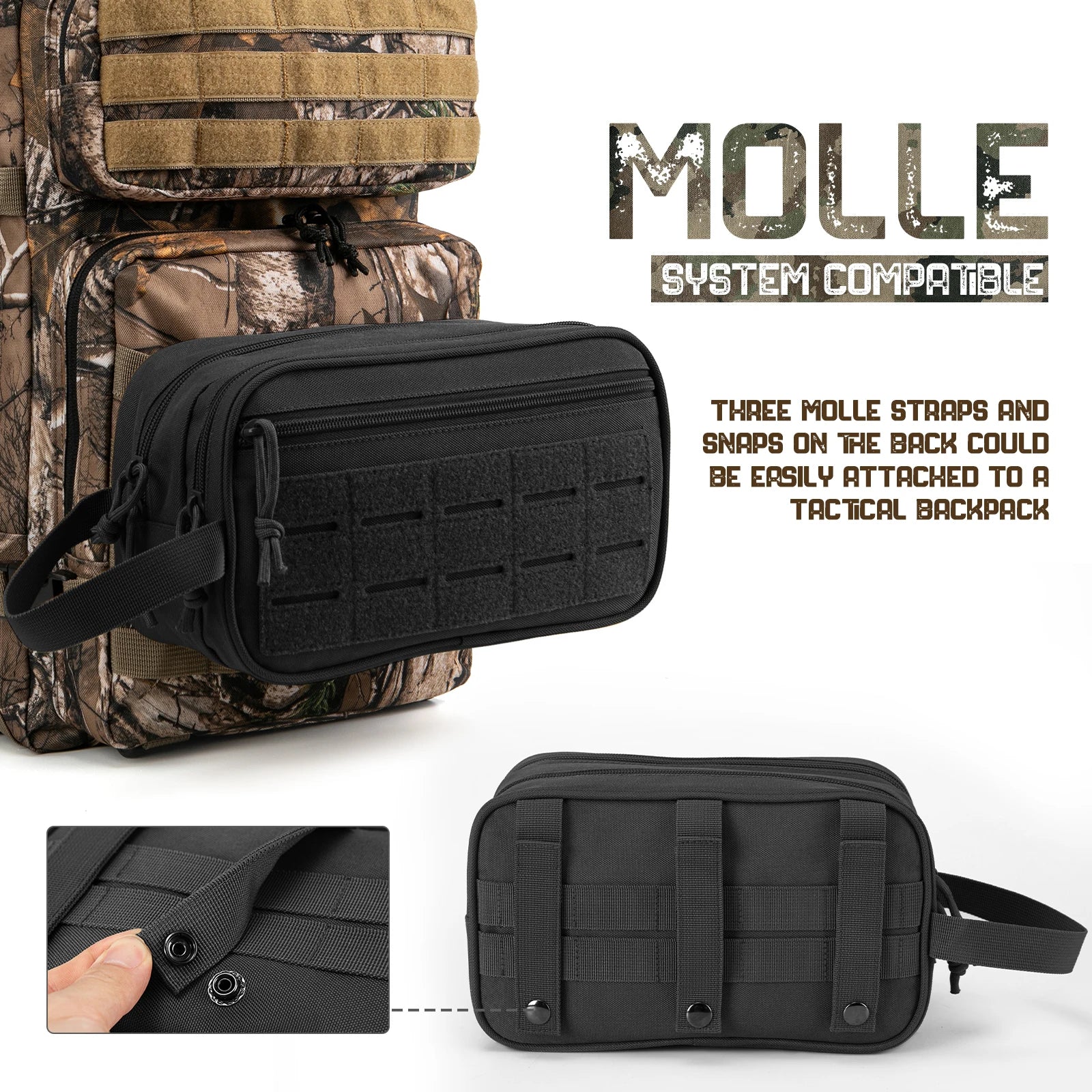 Tactical Toiletry Bag For Men Hygiene Bag Mens Shaving Kit Travel shower Makeup makeup pouch cosmetic organizer bags