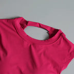 Sexy Backless Sports Vest Women Fixed Chest Pad Tight Quick-Drying Slim Fit Yoga Top Breathable Fitness Shirt