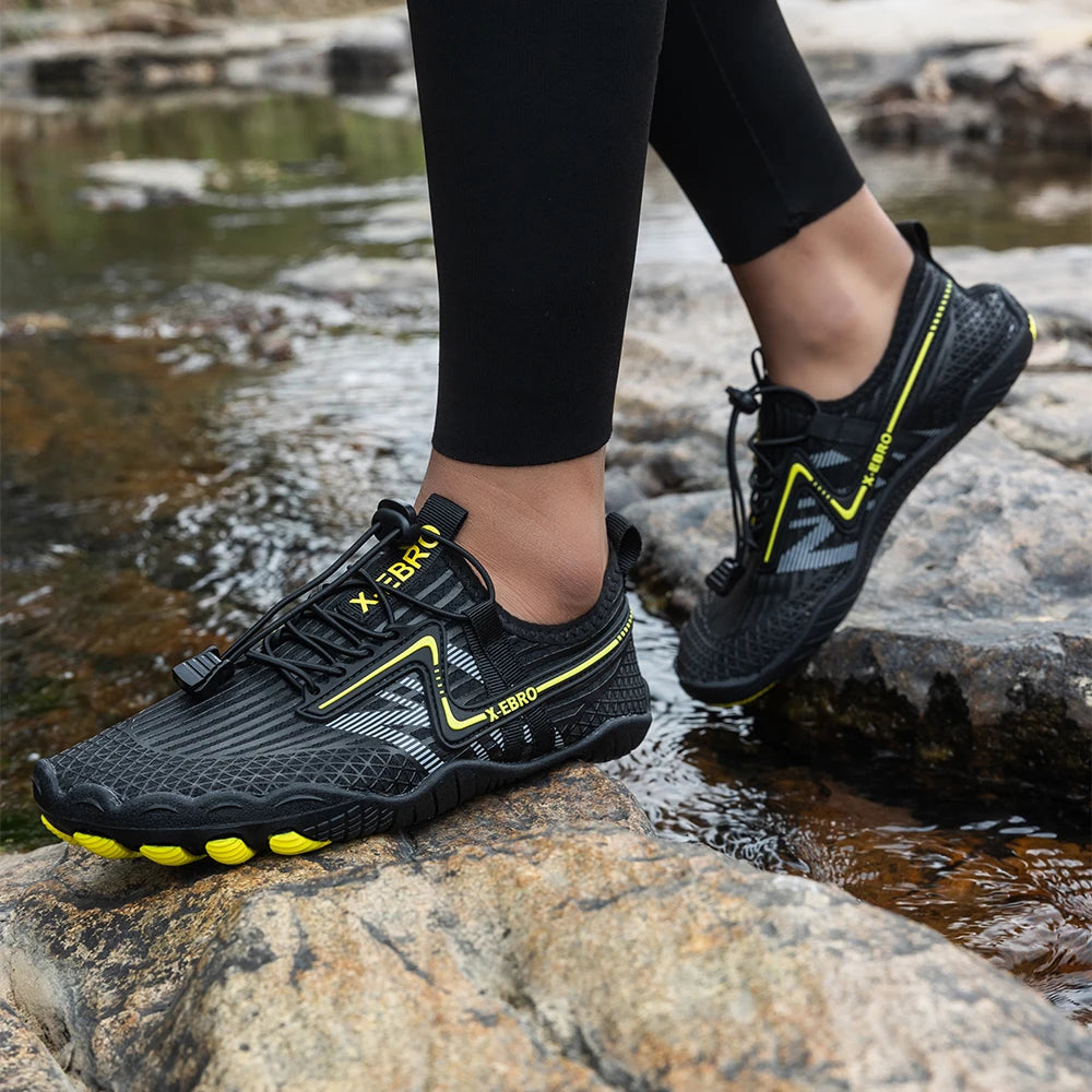 Oiaano Barefoot Man Black Shoes Woman Water Mesh Minimalist Sneakers Sport Aqua Beach Soft Sole Light Breathable Outdoor Hikking