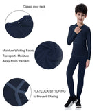 Winter Sports Suit for Children Quick Drying Thermal Underwear Boys Girls Compression Sportswear for Basketball Football