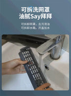 Kitchen Air Conditioner New Wall-mounted Cooling Fan Strong Wind Charging Fan Home Remote Control