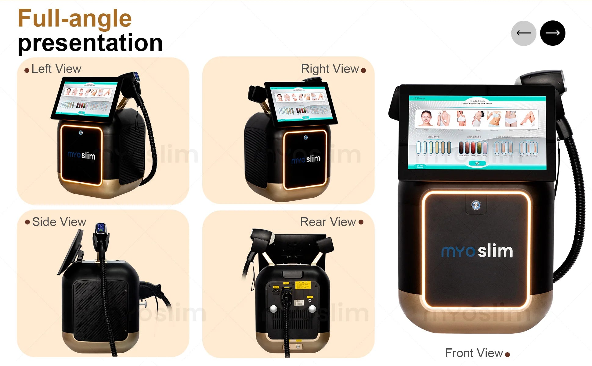 808nm Diode Laser Hair Removal Machine FAC TEC 5000W 4 Wavelength Ice Titanium Permanent Painless Removal Body Care Equipment