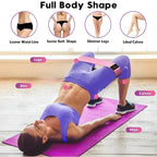Fabric Resistance Hip Booty Bands Glute Thigh Elastic Workout Squat Circle Stretch Fitness Strips Loops Yoga Gym Equipment 3Pcs