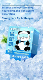 20/40 Pcs Box Hot Selling Disposable Ice Eye Patches Hydrogel Eye Protection Relieve Fatigue Herbal Cold Compress Eye Masks