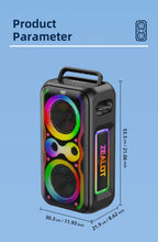 ZEALOT-PT21 200W Wireless Bluetooth Speaker , Portable Outdoor Speakers Loud with Bass Boost, Stereo Pairing, Reverse Charging,