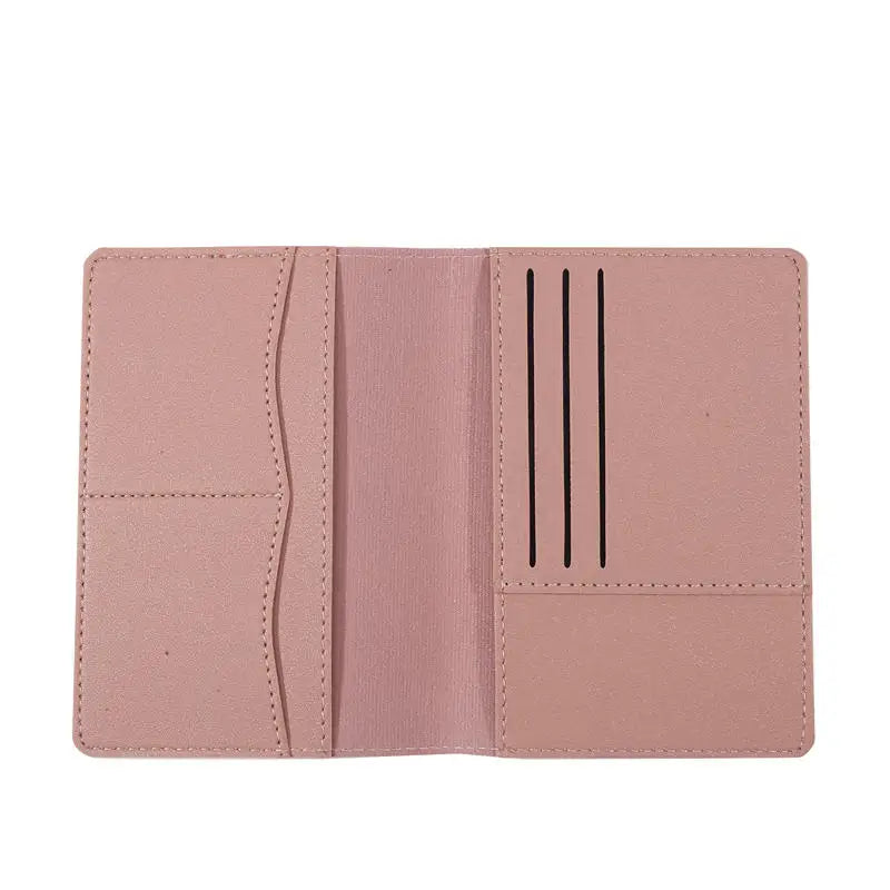 Multifunctional Document Passport Holder Protection Set Pu Leather Passport Clip Holder Travel Wallet Card Holder