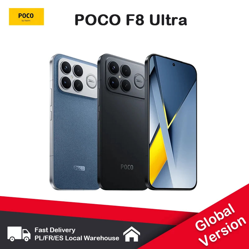 POCO F8 Ultra Smartphone 6.85-inch AMOLED 120Hz Snapdragon8 Elite Gen5 Hypercharge 100W and Wireless 50W Main image