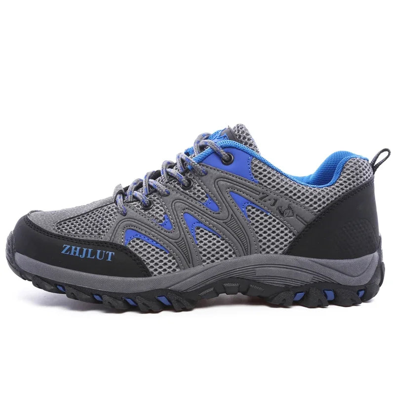 2025 Hiking Shoes Men Women Mesh Sneakers Breathable Fashion Mountain Shoes Boy Spring Autumn Summer Work Shoes Outdoor Trekking