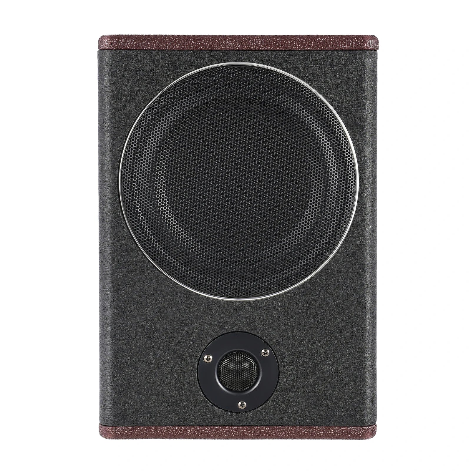 8 Inch Ultra Slim Car Subwoofer Under Seat 12V 600W Car Active Subwoofer Compact Car Bass Audio Car Stereo Amplifier Speaker