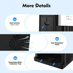 500W Electric Hot and Cold Water Cooler Dispenser 220V Countertop Water Cooler Dispenser 4.5-18.9L Water Dispensers Cooler Water