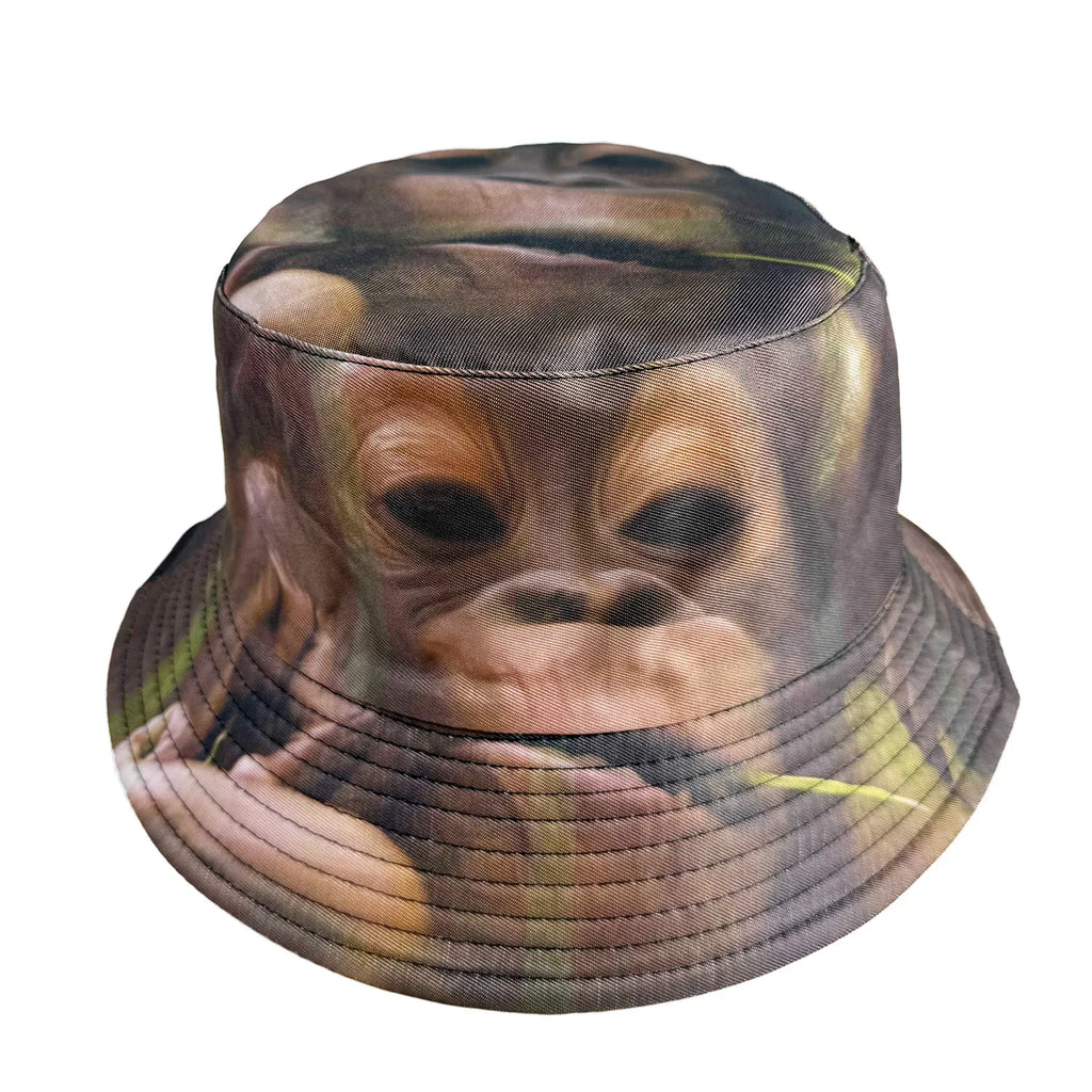 Cartoon Youthful Cool Novelty animal cow frog duck fisherman hat Outdoor Leisure Sunscreen Sun Hat Men Women bucket hats