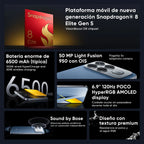 POCO F8 Ultra 5G Global Version Smartphone Snapdragon® 8 Elite Gen 5 6.9" Eye-care AMOLED display 6500mAh 100W HyperCharge NFC