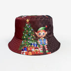 Classic Popular Funny Novelty Christmas Santa Claus gift fisherman hat Outdoor Leisure Sunscreen Sun Hat Men Women bucket hats