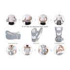 New Adjustable Ergonomic Baby Carrier Four Seasons Universal Baby Carrying Bag Waist Stool Strap Portable & Multifunctional