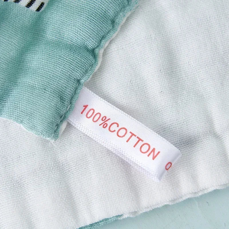 1pcs/5pcs Baby Face Towel Muslin 6 Layers Cotton Soft Baby Towels Handkerchief Bathing Feeding Face Washcloth Wipe Burp Cloth