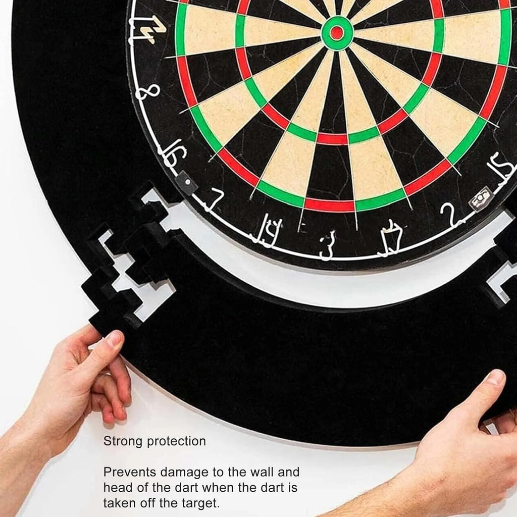 EVA Dartboard Surround Jigsaw Dart Board Protection Ring Lightweight Wall Dart Backboard Ring Removable Dartboard Surround Ring