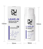 PURC Keratin Hair Treatment Leave-In Hair Mask Straightening Repair Damaged Frizz Smooth Shiny Hair Cream Hair Care Products