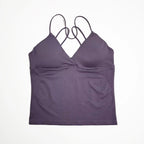 NCLAGEN Vision Twist Front Longline Top Women's Seamless Thin Straps Yoga Gym Workout Vest Running Tank Tops Fitness Clothing